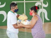 Secretaria de Assistência Social de São Miguel dos Campos realiza a entrega mensal de mais de 1.500 cestas básicas
