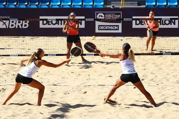 Melhor dupla brasileira no feminino confirma presença no Macena Open, na Praia do Francês