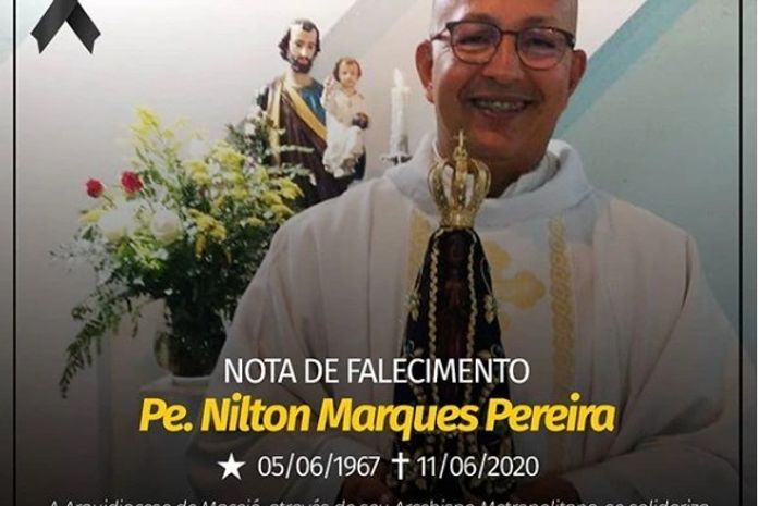 Internado há um mês, Padre Milton Marques morre vítima da Covid-19