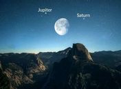 Dois fenômenos juntos na mesma noite: júpiter e saturno em conjunção e a Lua Azul 