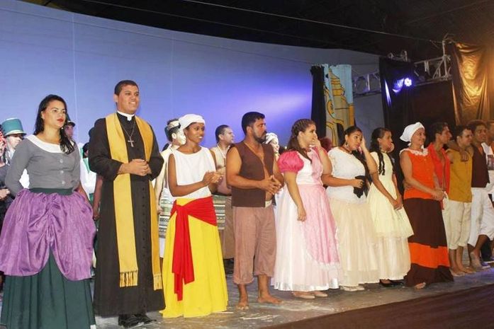 Espetáculo realizado em Pilar