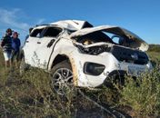 Idoso morre e esposa fica ferida em capotamento na AL-115; filho do casal dirigia carro e não se feriu