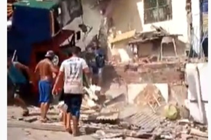 Três pessoas ficaram feridas