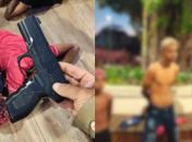 Adolescentes suspeitos de assaltos no Parque do Centenário são apreendidos com simulacro
