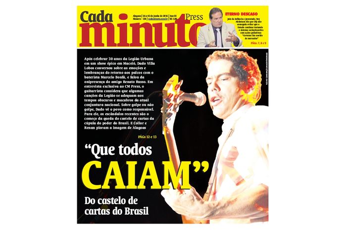 Capa da Edição nº 130 do jornal CadaMinuto Press