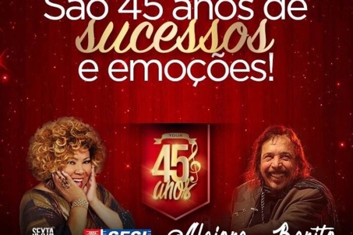 Alcione e Benito Di Paula se apresentam em Maceió