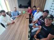 Presidente da FAF, Felipe Feijó, se reúne com presidentes e diretores de clubes de Alagoas