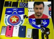 PM prende suspeito de cometer assaltos após localizar veículo com placa adulterada