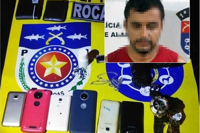 PM prende suspeito de cometer assaltos após localizar veículo com placa adulterada