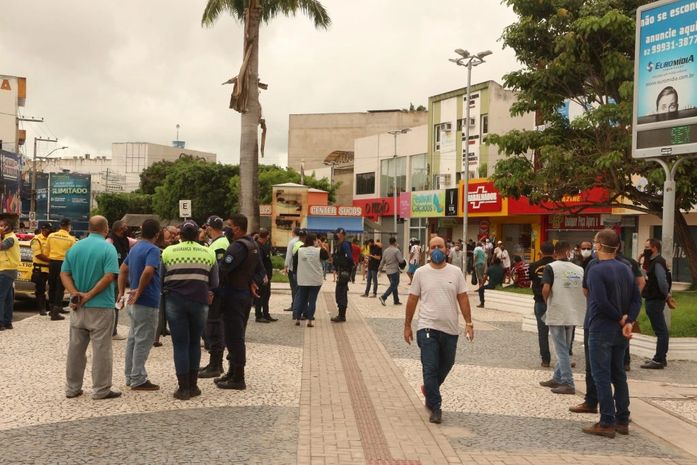 Prefeitura e PM intensificam ações de combate ao Covid-19 no centro de Arapiraca