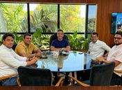 Pautando avanços em Girau, prefeito Bebeto Barros participa de reunião com governador Paulo Dantas em Maceió

