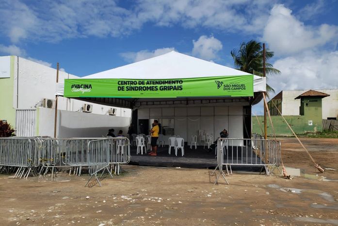 Secretaria de Saúde de São Miguel dos Campos já atendeu mais de 500 pessoas desde a reabertura dos Centros de Síndromes Gripais