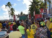 Torcedores podem assistir Brasil x México em telão montado na orla da Ponta Verde