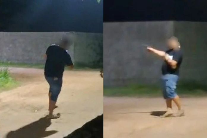 Homem é detido após disparar arma de fogo e assediar mulher em via pública no Litoral Norte de Alagoas
