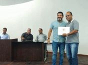 Presidente da Câmara de São Miguel dos Campos prestigia entrega de certificados aos motoristas do transporte escolar