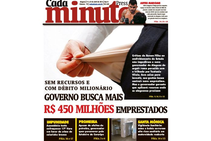 Capa da edição nº 79 do CadaMinuto Press