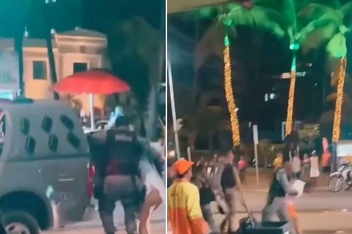 Casal de turistas de MG é preso após confusão em bar e desacato a policiais em Maceió