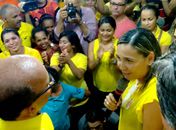Caso aconteceu no final da caminhada da prefeita eleita