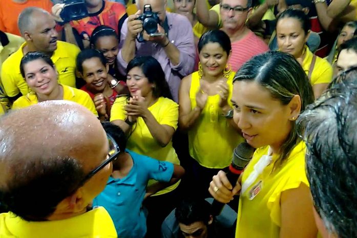 Caso aconteceu no final da caminhada da prefeita eleita