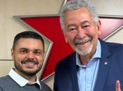Paulão discute conjuntura política nacional e estadual do PT com Laércio Ribeiro