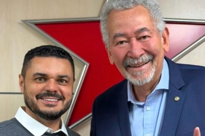 Paulão discute conjuntura política nacional e estadual do PT com Laércio Ribeiro