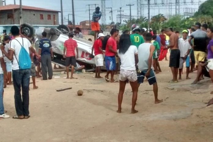 Veículo do G1 foi atacado no Clima Bom