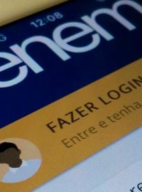 Inep divulga o cartão de confirmação com local de prova do Enem.