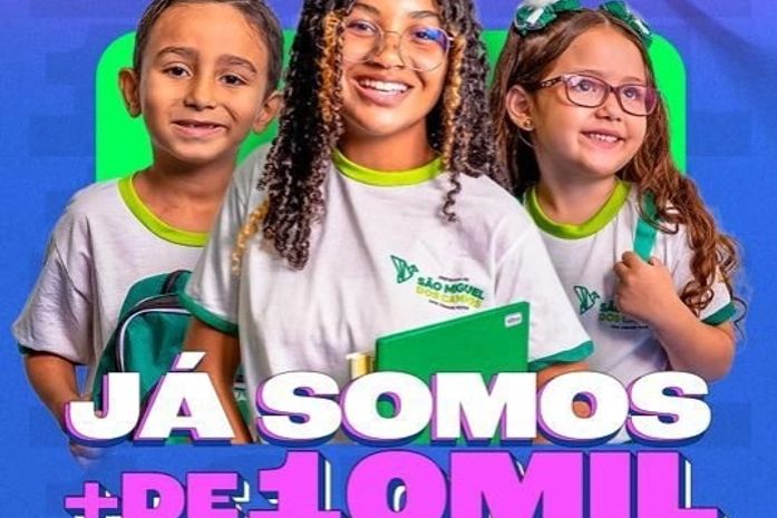 Sistema de Ensino de São Miguel dos Campos já matriculou mais de 10 mil estudantes 