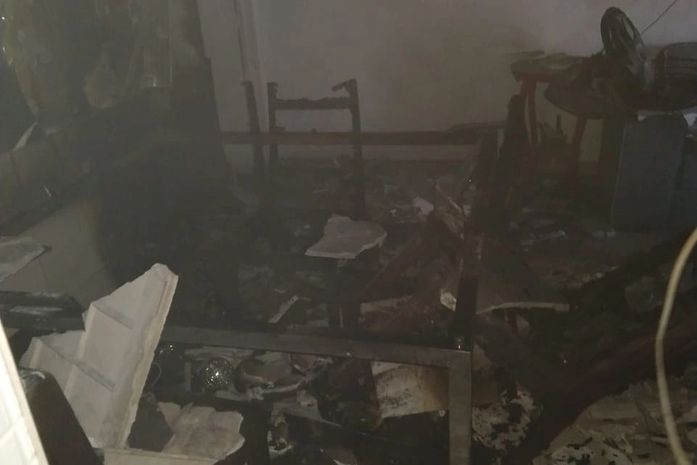 Corpo de Bombeiros resgata dois animais durante incêndio na Jatiúca