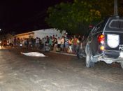 Rua São José foi palco de assassinato na noite desta quinta-feira (13)