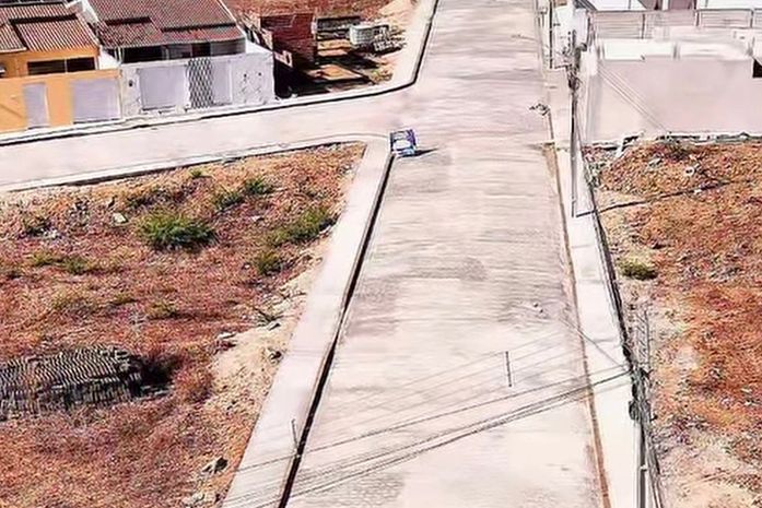 Pavimentação avança no Loteamento Terra do Leite e leva mais qualidade de vida à população