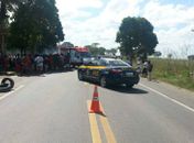 Pista foi interditada no início da tarde