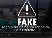 É fake informação sobre ação do Exército para evitar circulação nas ruas de Maceió
