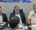 “A construção civil e o mercado imobiliário são vitais para uma AL cada vez mais forte e terão nosso apoio integral no Senado”, assegura Arthur Lira em almoço na Ademi, junto com JHC e Marina