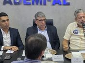 “A construção civil e o mercado imobiliário são vitais para uma AL cada vez mais forte e terão nosso apoio integral no Senado”, assegura Arthur Lira em almoço na Ademi, junto com JHC e Marina
