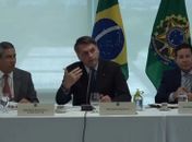 Jair Bolsonaro em vídeo da reunião ministerial divulgado nesta sexta-feira