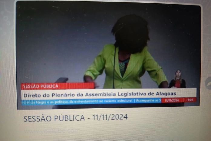 Esta ativista foi a uma Audiência Pública na Assembleia Legislativa, cujo tema era 'Consciência Negra'  e saiu, deveras, decepcionada