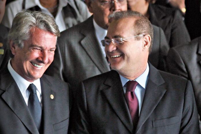 Fernando Collor e Renan Calheiros