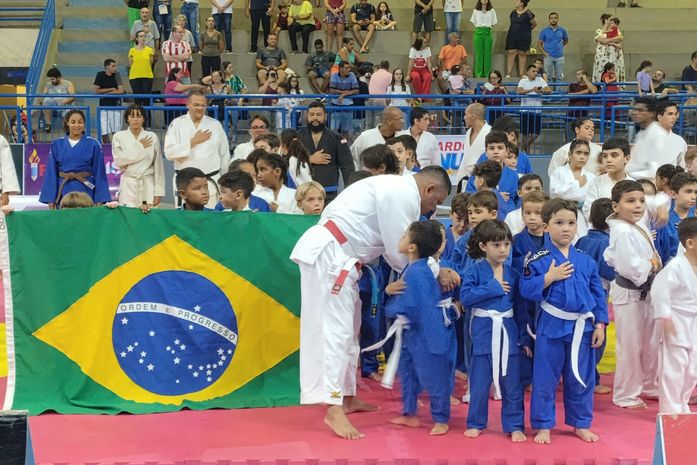 Crianças do Projeto Social da Guarda Municipal se juntam ao Circuito Alagoano de Judô Escolar
