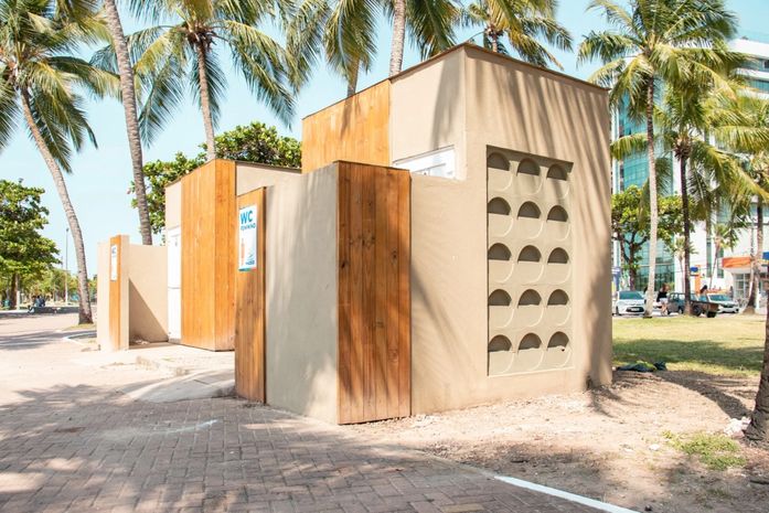 Orla da capital ganha seis módulos de banheiros públicos