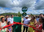 Prefeito de Santana do Mundaú entrega reforma da Praça e inaugura portal de acesso no Residencial Jussara