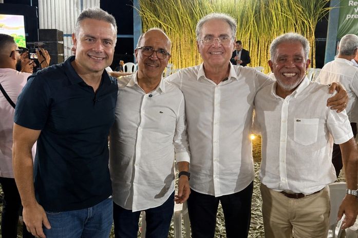 Ronaldo Lopes, Renan Filho, Renan Calheiros e Paulo Dantas celebram Dia do Trabalhador na Cooperativa Pindorama