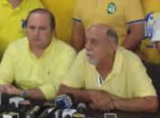 Simão Jatene concedeu coletiva de imprensa para falar sobre a reeleição (Foto: Thais Rezende/G1)