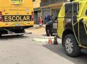 Estudante morreu atropelado pelo ônibus escolar em que estava, em Joaquim Gomes