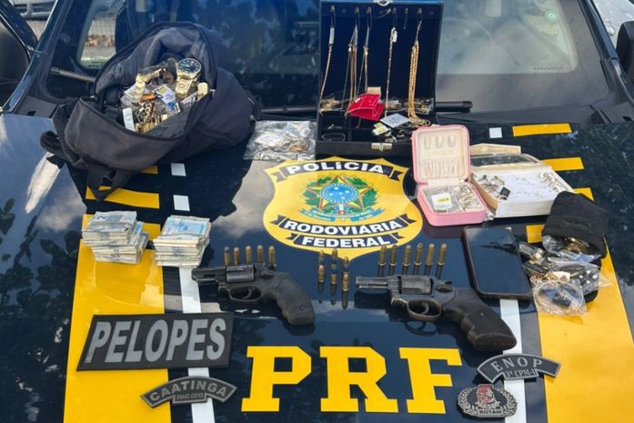 Suspeitos de roubo a joalheria em Mata Grande são presos após perseguição em Pilar