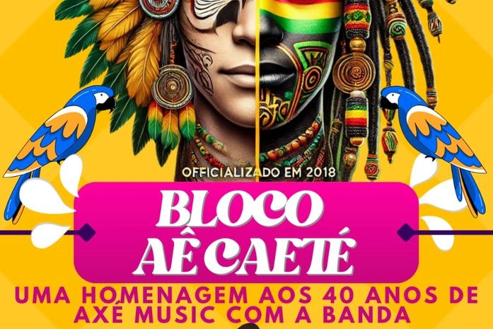 Bloco AÊ CAETÉ Celebra Cultura no Carnaval 2025