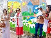 Entrega do “Mural do Inconsciente” marca encerramento de oficinas terapêuticas em Palmeira dos Índios