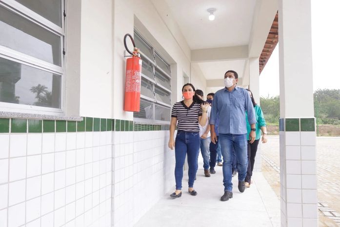 Obra da Escola Muncipal Mauro Tavares entra na reta final, em Palmeira