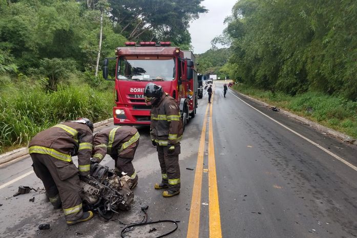 Acidente aconteceu na estrada de acesso à Utinga Leão.