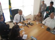 Governador Teotonio Vilela Filho na sua última coletiva